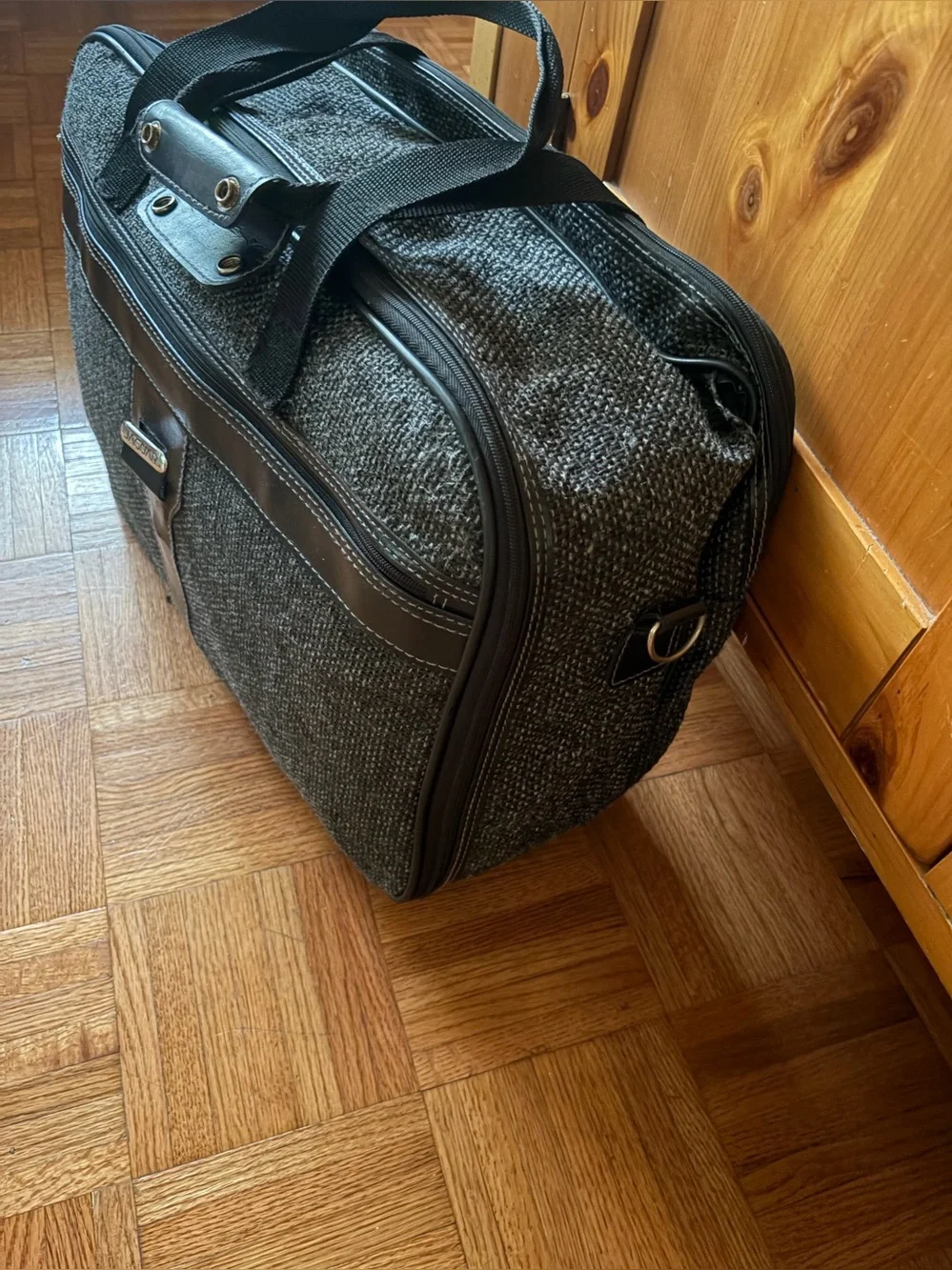 Jaguar Vintage Travel Carry-On Suitcase, Fabric